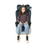 Scaun auto, Be Cool, Easy I-Size, Rotire 360 grade, 40 - 150 cm, 0 - 36 kg, Cu Isofix si Centura Top Tether, Conform cu standardul european de securitate ECE R129, Be Grass