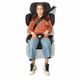 Scaun auto, Be Cool, Foldy, I-Size, Cu sistem isofix, Pliabil, 100-150 cm, 4-12 ani, Conform cu standardul european de securitate ECE R129, Antracit