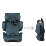 Scaun auto, Be Cool, Foldy, I-Size, Cu sistem isofix, Pliabil, 100-150 cm, 4-12 ani, Conform cu standardul european de securitate ECE R129, Be Petrol