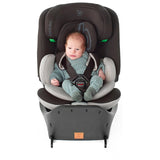 Scaun auto, Be Cool, Wagon I-Size, Rotire 360 grade, 40 - 150 cm, 0 - 36 kg, Cu Isofix si picior stabilizator, Cu protectie laterala de siguranta Conform cu standardul european de securitate ECE R129, Carbon