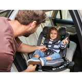 Scaun auto, Be Cool, Wagon I-Size, Rotire 360 grade, 40 - 150 cm, 0 - 36 kg, Cu Isofix si picior stabilizator, Cu protectie laterala de siguranta Conform cu standardul european de securitate ECE R129, Carbon