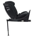 Scaun auto, Be Cool, Wagon I-Size, Rotire 360 grade, 40 - 150 cm, 0 - 36 kg, Cu Isofix si picior stabilizator, Cu protectie laterala de siguranta Conform cu standardul european de securitate ECE R129, Carbon