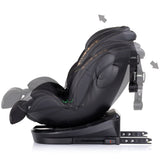 Scaun auto Chipolino Hypnotic I-Size 40-150 cm cu sistem Isofix si sezut rotativ blackberry