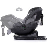 Scaun auto Chipolino Hypnotic I-Size 40-150 cm cu sistem Isofix si sezut rotativ cloud
