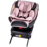 Scaun auto Chipolino Hypnotic I-Size 40-150 cm cu sistem Isofix si sezut rotativ pink marshmallow