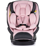 Scaun auto Chipolino Hypnotic I-Size 40-150 cm cu sistem Isofix si sezut rotativ pink marshmallow