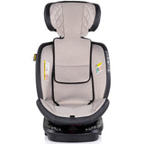 Scaun auto Chipolino Hypnotic I-Size 40-150 cm cu sistem Isofix si sezut rotativ tiramisu