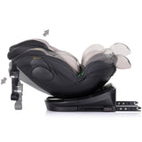 Scaun auto Chipolino Hypnotic I-Size 40-150 cm cu sistem Isofix si sezut rotativ tiramisu