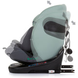 Scaun auto Chipolino Motion I-Size 40-150 cm pastel green cu sistem Isofix