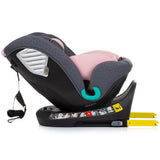 Scaun auto Chipolino Supreme I-Size 40-150 cm cu sistem Isofix flamingo