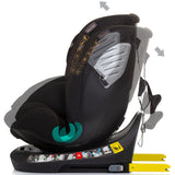 Scaun auto Chipolino Supreme I-Size 40-150 cm cu sistem Isofix obsidian