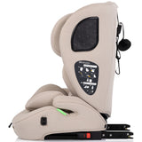 Scaun auto Chipolino Tycoon Iso I-Size 76-150 cm cu sistem Isofix tiramisu