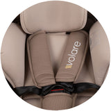 Scaun auto Chipolino Volare I-Size 40-150 cm macadamia cu sistem Isofix