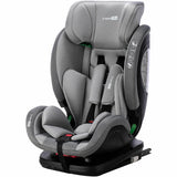 Scaun auto, FreeON, Trex, Pentru copii, I-Size, 76 - 150 cm, Tehnologie Isofix + Top Tether, Spatar si tetiera reglabile, Conform ECE R129, Grey