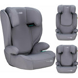 Scaun auto, FreeON, Vega, I-Size, Grupa 2/3, 100-150 cm, 4-12 ani, Cu husa detasabila, Cu cotiere, Cu tetiera reglabila 14 pozitii, Conform cu standardul european de securitate ECE R129, Gri