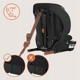 Scaun auto i-Size, Lionelo, Billy , 76 - 150 cm, 1/2/3, Isofix + top tether, Tetiera reglabila in 10 pozitii, Insertie ergonomica, Tapiterie lavabila, Testat la impact, Baza lata, Conform cu R129, Roz