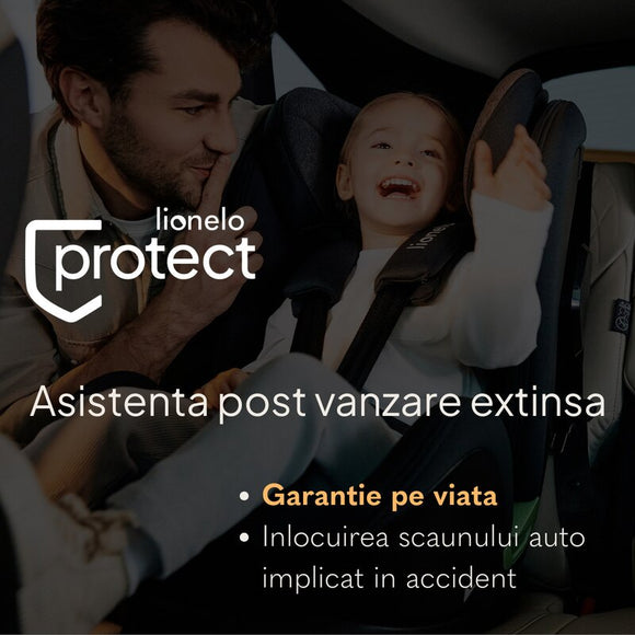 Scaun auto i-Size, Lionelo, Billy , 76 - 150 cm, 1/2/3, Isofix + top tether, Tetiera reglabila in 10 pozitii, Insertie ergonomica, Tapiterie lavabila, Testat la impact, Baza lata, Conform cu R129, Roz