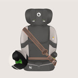 Scaun auto i-Size, Lionelo, Billy , 76 - 150 cm, 1/2/3, Isofix + top tether, Tetiera reglabila in 10 pozitii, Insertie ergonomica, Tapiterie lavabila, Testat la impact, Baza lata, Conform cu R129, Bej