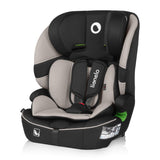 Scaun auto i-Size, Lionelo, Billy , 76 - 150 cm, 1/2/3, Isofix + top tether, Tetiera reglabila in 10 pozitii, Insertie ergonomica, Tapiterie lavabila, Testat la impact, Baza lata, Conform cu R129, Bej