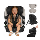 Scaun auto i-Size, Lionelo, Billy , 76 - 150 cm, 1/2/3, Isofix + top tether, Tetiera reglabila in 10 pozitii, Insertie ergonomica, Tapiterie lavabila, Testat la impact, Baza lata, Conform cu R129, Bej