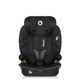 Scaun auto i-Size, Lionelo, Billy , 76 - 150 cm, 1/2/3, Isofix + top tether, Tetiera reglabila in 10 pozitii, Insertie ergonomica, Tapiterie lavabila, Testat la impact, Baza lata, Conform cu R129, Negru