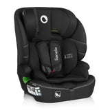 Scaun auto i-Size, Lionelo, Billy , 76 - 150 cm, 1/2/3, Isofix + top tether, Tetiera reglabila in 10 pozitii, Insertie ergonomica, Tapiterie lavabila, Testat la impact, Baza lata, Conform cu R129, Negru