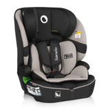 Scaun auto i-Size, Lionelo, Billy , 76 - 150 cm, 1/2/3, Isofix + top tether, Tetiera reglabila in 10 pozitii, Insertie ergonomica, Tapiterie lavabila, Testat la impact, Baza lata, Conform cu R129, Bej