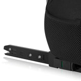 Scaun auto i-Size, Lionelo, Billy , 76 -150 cm, 1/2/3, Isofix + top tether, Tetiera reglabila in 10 pozitii, Insertie ergonomica, Tapiterie lavabila, Testat la impact, Baza lata, Conform cu R129, Negru/Gri