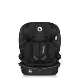 Scaun auto i-Size, Lionelo, Billy , 76 - 150 cm, 1/2/3, Isofix + top tether, Tetiera reglabila in 10 pozitii, Insertie ergonomica, Tapiterie lavabila, Testat la impact, Baza lata, Conform cu R129, Negru