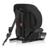 Scaun auto i-Size, Lionelo, Levi Fix, 76 - 150 cm, 1/2/3, ISOFIX + Top Tether, Tetiera reglabila in 10 pozitii, Insertie ergonomica Dri-Seat, Tapiterie lavabila, Testat la impact, Baza lata, Cotiere practice, Conform cu R129, Negru/Gri