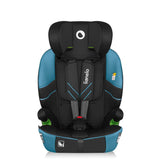 Scaun auto i-Size, Lionelo, Levi Fix, 76 - 150 cm, 1/2/3, ISOFIX + Top Tether, Tetiera reglabila in 10 pozitii, Insertie ergonomica Dri-Seat, Tapiterie lavabila, Testat la impact, Baza lata, Cotiere practice, Conform cu R129, Albastru
