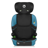 Scaun auto i-Size, Lionelo, Levi Fix, 76 - 150 cm, 1/2/3, ISOFIX + Top Tether, Tetiera reglabila in 10 pozitii, Insertie ergonomica Dri-Seat, Tapiterie lavabila, Testat la impact, Baza lata, Cotiere practice, Conform cu R129, Albastru
