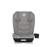Scaun auto i-Size, Lionelo, Neal, Spatar reglabil in 4 pozitii, Tetiera in 10 pozitii, Suport sticla inclus, 15-36 Kg, 100-150 cm, Cu Isofix, Conform ECE R129, Gri