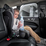 Scaun auto i-Size, Lionelo, Neal, Spatar reglabil in 4 pozitii, Tetiera in 10 pozitii, Suport sticla inclus, 15-36 Kg, 100-150 cm, Cu Isofix, Conform ECE R129, Gri