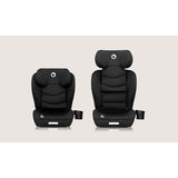 Scaun auto i-Size, Lionelo, Neal, Spatar reglabil in 4 pozitii, Tetiera in 10 pozitii, Suport sticla inclus, 15-36 Kg, 100-150 cm, Cu Isofix, Conform ECE R129, Negru