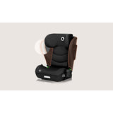 Scaun auto i-Size, Lionelo, Neal, Spatar reglabil in 4 pozitii, Tetiera in 10 pozitii, Suport sticla inclus, 15-36 Kg, 100-150 cm, Cu Isofix, Conform ECE R129, Negru