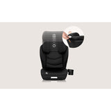 Scaun auto i-Size, Lionelo, Neal, Spatar reglabil in 4 pozitii, Tetiera in 10 pozitii, Suport sticla inclus, 15-36 Kg, 100-150 cm, Cu Isofix, Conform ECE R129, Negru
