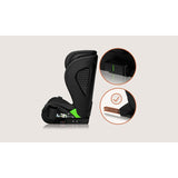 Scaun auto i-Size, Lionelo, Neal, Spatar reglabil in 4 pozitii, Tetiera in 10 pozitii, Suport sticla inclus, 15-36 Kg, 100-150 cm, Cu Isofix, Conform ECE R129, Negru