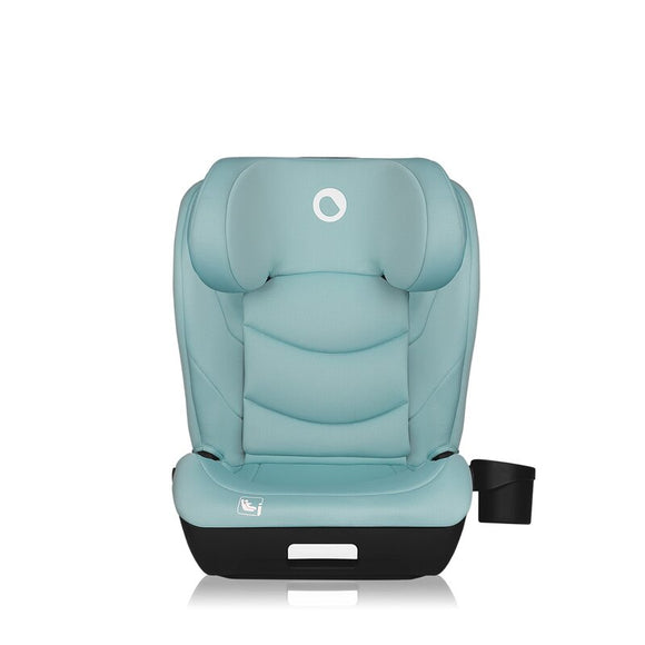 Scaun auto i-Size, Lionelo, Neal, Spatar reglabil in 4 pozitii, Tetiera in 10 pozitii, Suport sticla inclus, 15-36 Kg, 100-150 cm, Cu Isofix, Conform ECE R129, Verde Turquoise