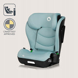 Scaun auto i-Size, Lionelo, Neal, Spatar reglabil in 4 pozitii, Tetiera in 10 pozitii, Suport sticla inclus, 15-36 Kg, 100-150 cm, Cu Isofix, Conform ECE R129, Verde Turquoise