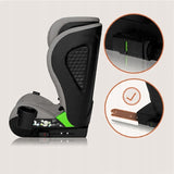 Scaun auto i-Size, Lionelo, Neal, Spatar reglabil in 4 pozitii, Tetiera in 10 pozitii, Suport sticla inclus, 15-36 Kg, 100-150 cm, Cu Isofix, Conform ECE R129, Verde Turquoise