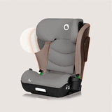 Scaun auto i-Size, Lionelo, Neal, Spatar reglabil in 4 pozitii, Tetiera in 10 pozitii, Suport sticla inclus, 15-36 Kg, 100-150 cm, Cu Isofix, Conform ECE R129, Verde Turquoise
