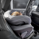Scaun auto i-Size, Lionelo, Neal, Spatar reglabil in 4 pozitii, Tetiera in 10 pozitii, Suport sticla inclus, 15-36 Kg, 100-150 cm, Cu Isofix, Conform ECE R129, Verde Turquoise