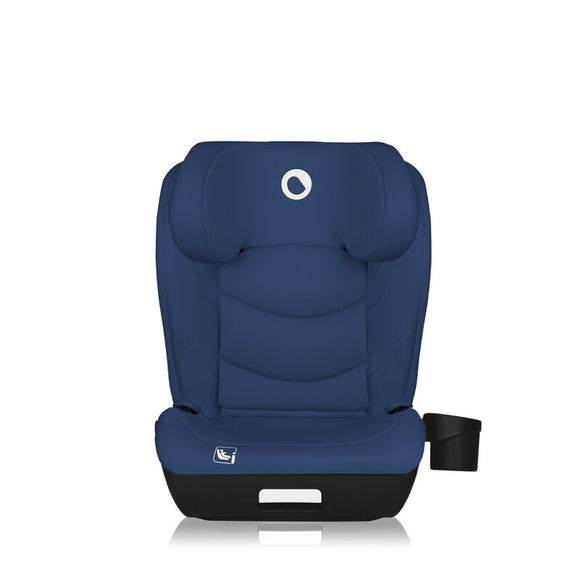Scaun auto i-Size, Lionelo, Neal, Spatar reglabil in 4 pozitii, Tetiera in 10 pozitii, Suport sticla inclus, 15-36 Kg, 100-150 cm, Cu Isofix, Conform ECE R129, Albastru