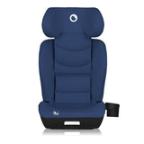 Scaun auto i-Size, Lionelo, Neal, Spatar reglabil in 4 pozitii, Tetiera in 10 pozitii, Suport sticla inclus, 15-36 Kg, 100-150 cm, Cu Isofix, Conform ECE R129, Albastru