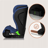 Scaun auto i-Size, Lionelo, Neal, Spatar reglabil in 4 pozitii, Tetiera in 10 pozitii, Suport sticla inclus, 15-36 Kg, 100-150 cm, Cu Isofix, Conform ECE R129, Albastru