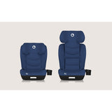 Scaun auto i-Size, Lionelo, Neal, Spatar reglabil in 4 pozitii, Tetiera in 10 pozitii, Suport sticla inclus, 15-36 Kg, 100-150 cm, Cu Isofix, Conform ECE R129, Albastru