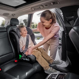 Scaun auto i-Size, Lionelo, Neal, Spatar reglabil in 4 pozitii, Tetiera in 10 pozitii, Suport sticla inclus, 15-36 Kg, 100-150 cm, Cu Isofix, Conform ECE R129, Albastru