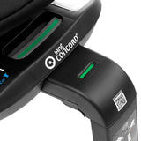 Scaun auto, Jane, Iflow I-Size, Rotire 360 grade, 40 - 105 cm, Cu Isofix si picior stabilizator, Protectie superioara in caz de impact lateral - SPS, Conform cu standardul european de securitate ECE R129, Matt Black