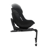 Scaun auto, Jane, Iflow I-Size, Rotire 360 grade, 40 - 105 cm, Cu Isofix si picior stabilizator, Protectie superioara in caz de impact lateral - SPS, Conform cu standardul european de securitate ECE R129, Matt Black